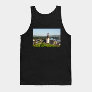 St. Martin, Rüdesheim, Rhine, Rheingau, Hesse, Germany, church Tank Top